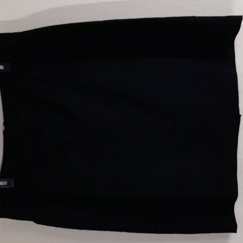 Land & Sea Black Pencil Knee Length Skirt